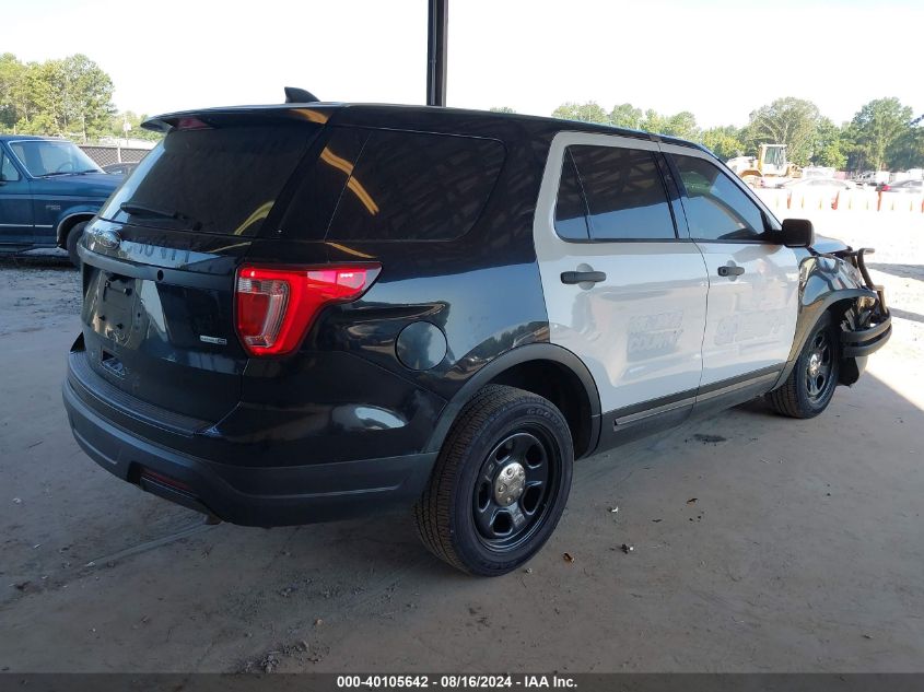 2018 Ford Explorer Police Interceptor VIN: 1FM5K8AR8JGA8379 Lot: 40105642