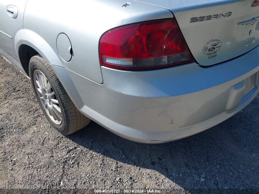 2005 Chrysler Sebring Touring VIN: 1C3EL56RX5N615363 Lot: 40105727