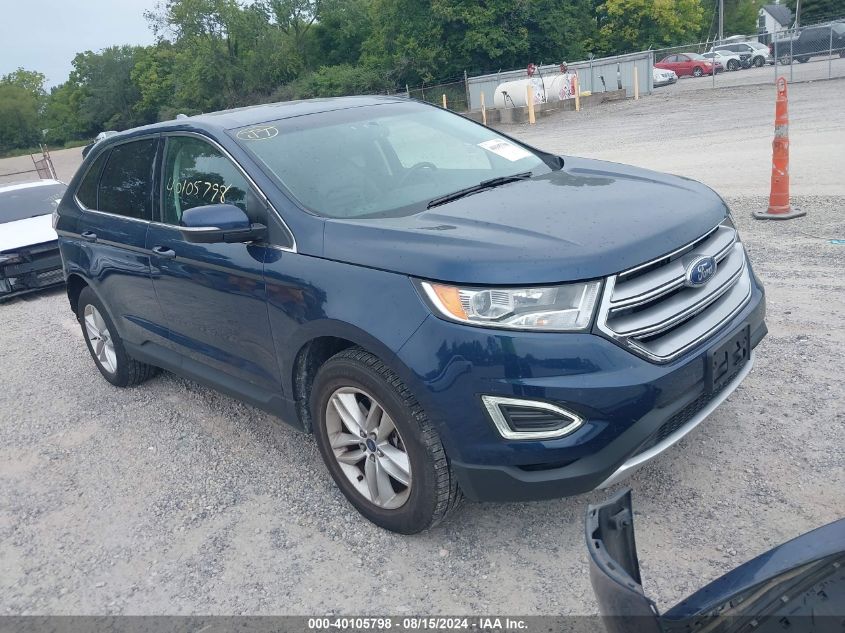 2017 Ford Edge Sel VIN: 2FMPK4J96HBC42987 Lot: 40105798