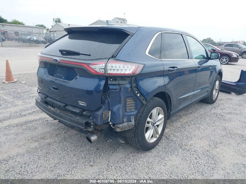 2017 Ford Edge Sel VIN: 2FMPK4J96HBC42987 Lot: 40105798