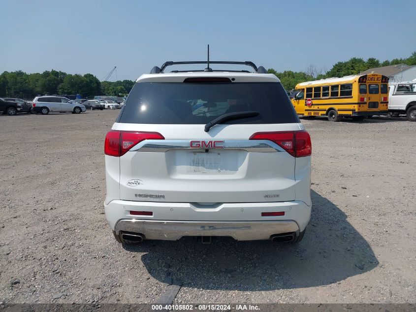 2019 GMC Acadia Denali VIN: 1GKKNXLS1KZ143641 Lot: 40105802