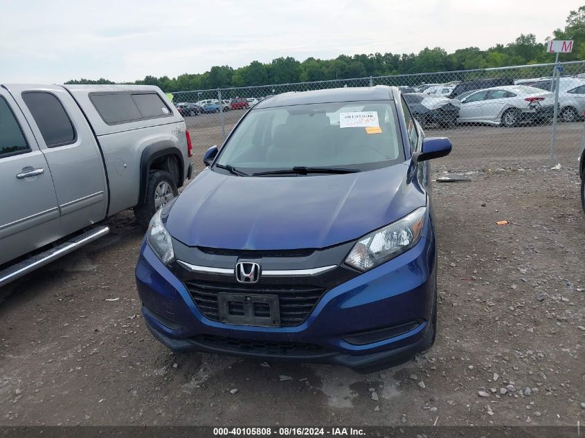2016 Honda Hr-V Lx VIN: 3CZRU6H37GM720927 Lot: 40105808