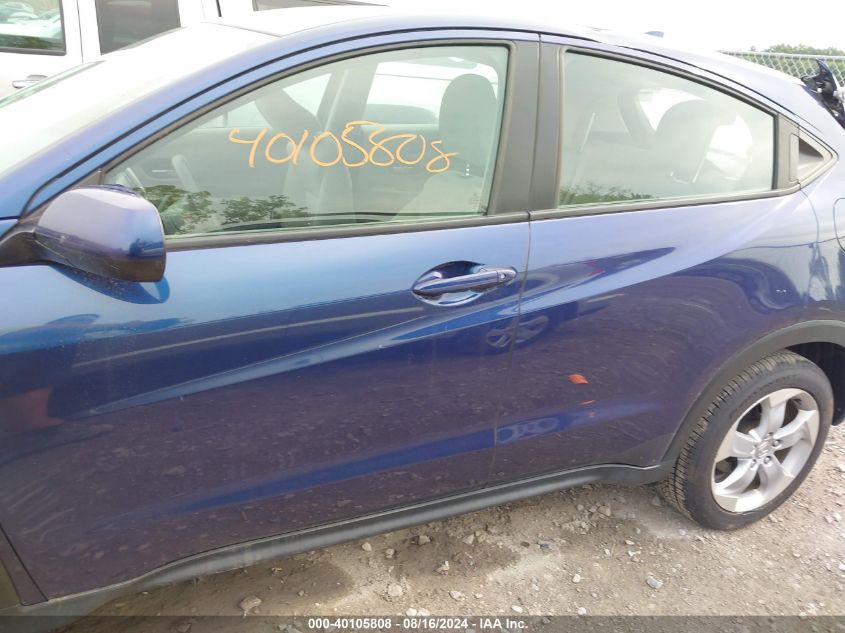 2016 Honda Hr-V Lx VIN: 3CZRU6H37GM720927 Lot: 40105808