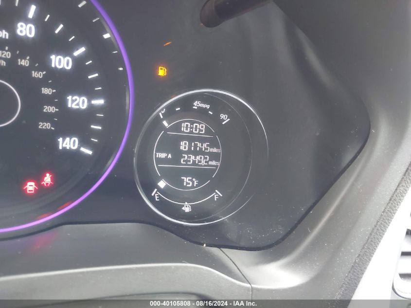 2016 Honda Hr-V Lx VIN: 3CZRU6H37GM720927 Lot: 40105808