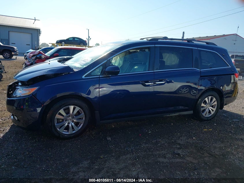 2017 HONDA ODYSSEY EXL - 5FNRL5H60HB022095
