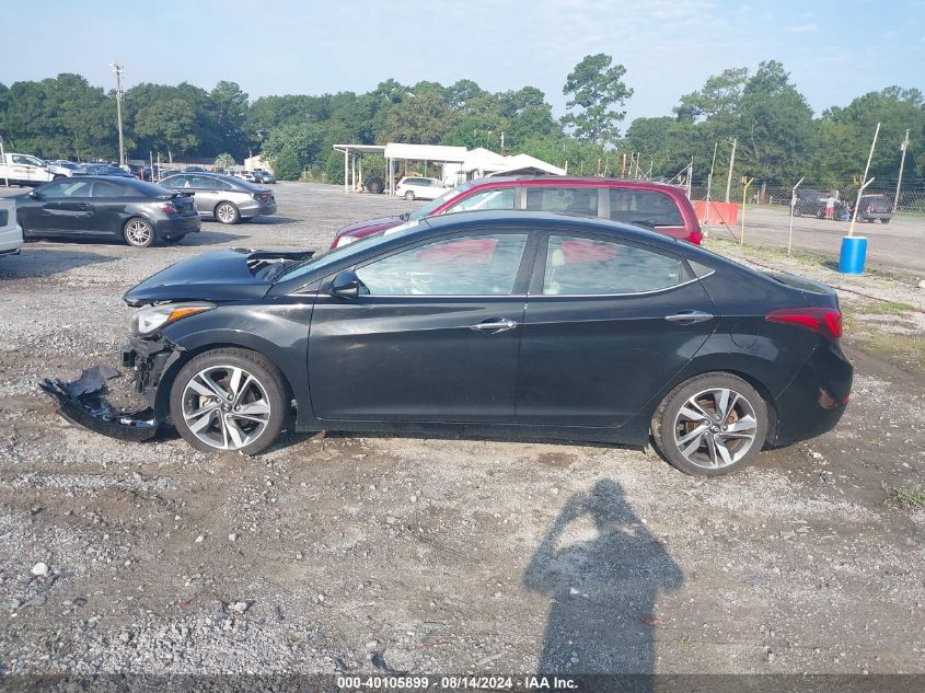 2014 Hyundai Elantra Limited VIN: KMHDH4AE4EU104594 Lot: 40105899