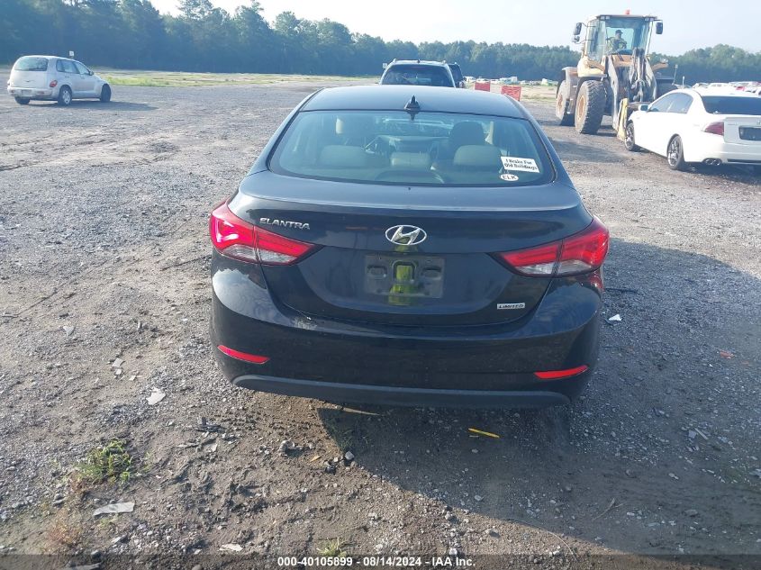 2014 Hyundai Elantra Limited VIN: KMHDH4AE4EU104594 Lot: 40105899