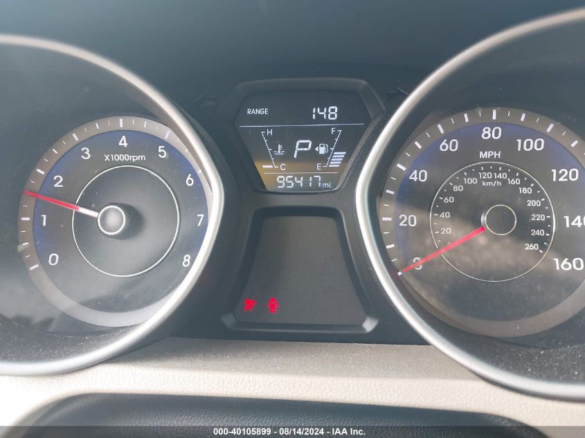 2014 Hyundai Elantra Limited VIN: KMHDH4AE4EU104594 Lot: 40105899