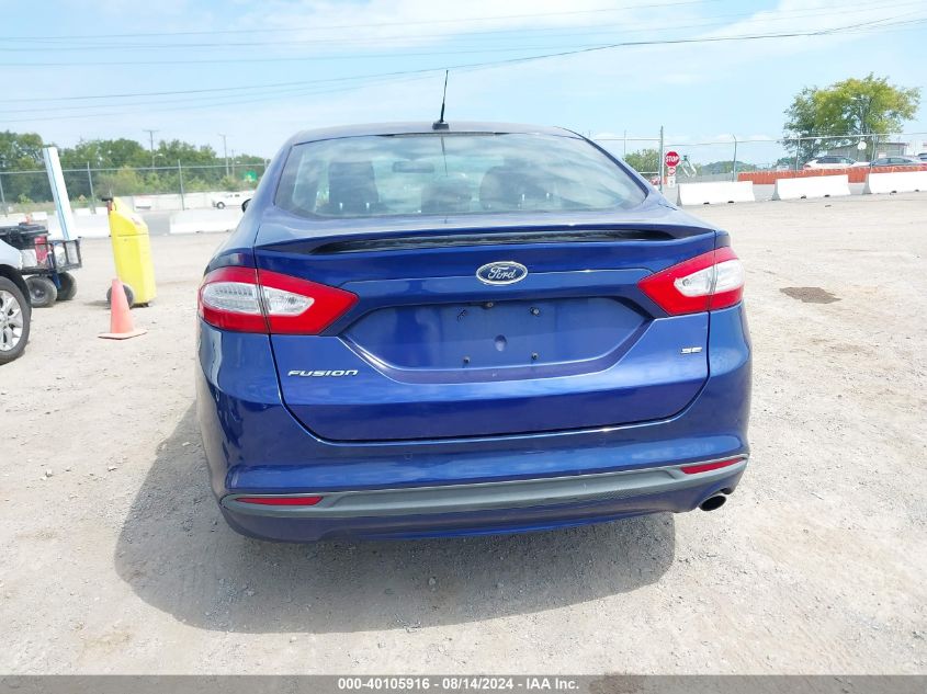 2013 Ford Fusion Se VIN: 3FA6P0H7XDR317920 Lot: 40105916