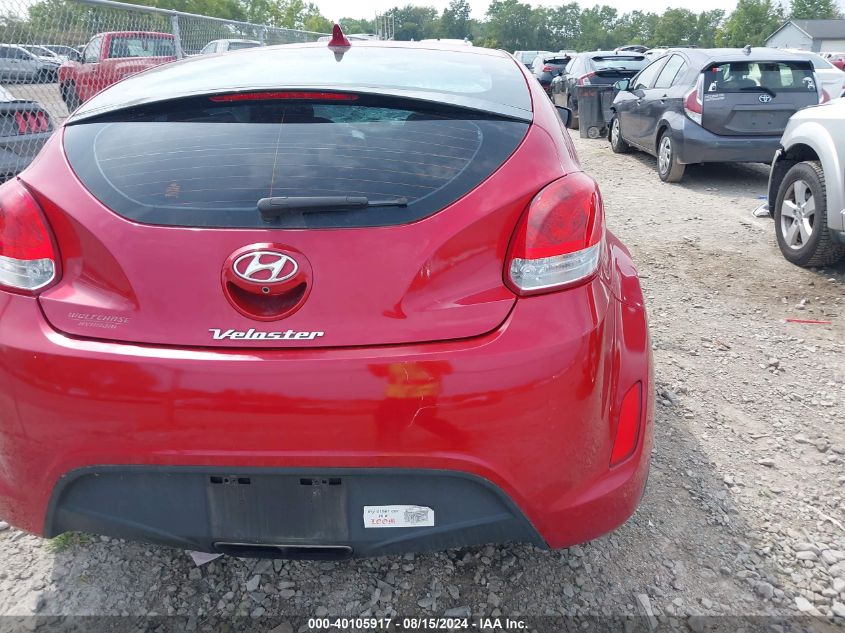 2016 Hyundai Veloster VIN: KMHTC6AD8GU290205 Lot: 40105917