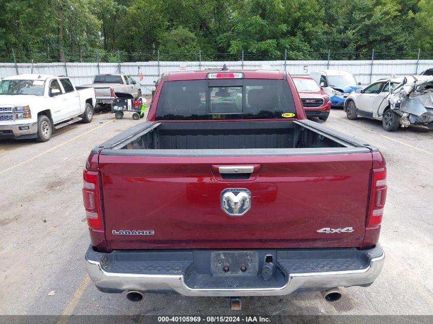 2019 Ram 1500 Laramie 4X4 5'7 Box VIN: 1C6SRFJT1KN515631 Lot: 40105969