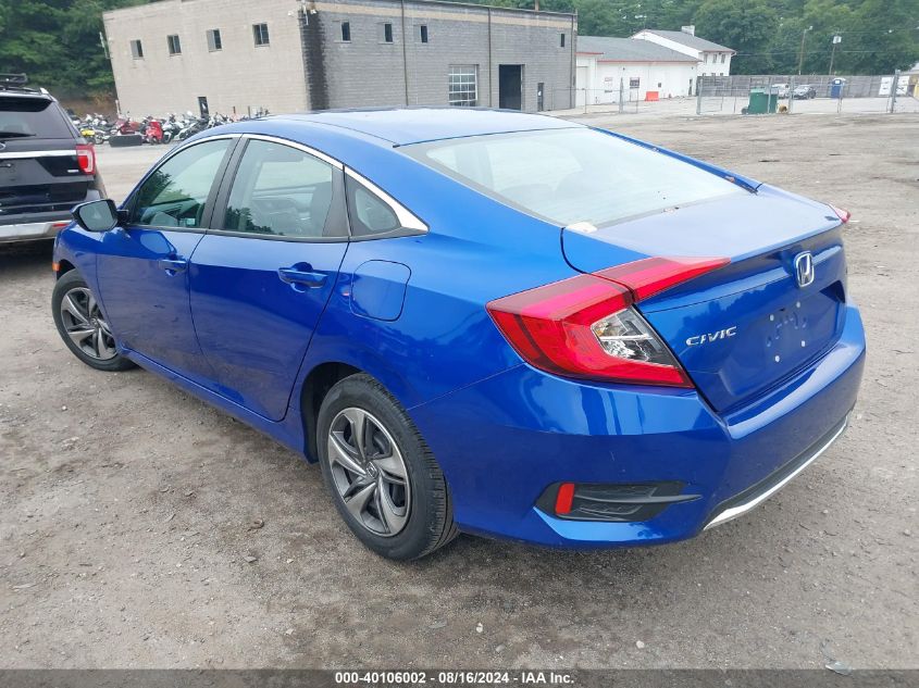 2019 Honda Civic Lx VIN: 2HGFC2F62KH569683 Lot: 40106002