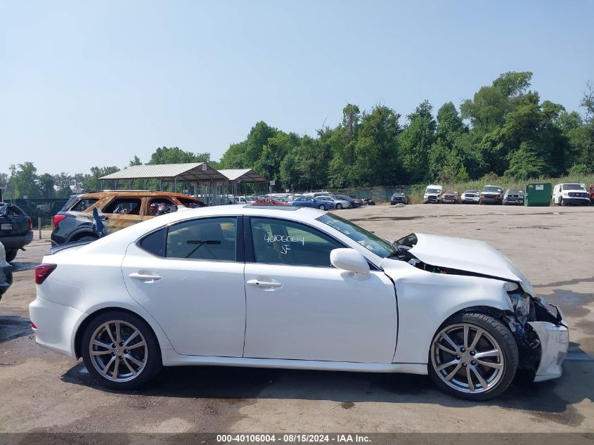 2008 Lexus Is 350 VIN: JTHBE262282014706 Lot: 40106004