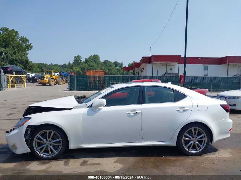 2008 Lexus Is 350 VIN: JTHBE262282014706 Lot: 40106004