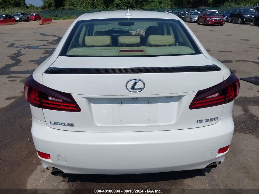 2008 Lexus Is 350 VIN: JTHBE262282014706 Lot: 40106004