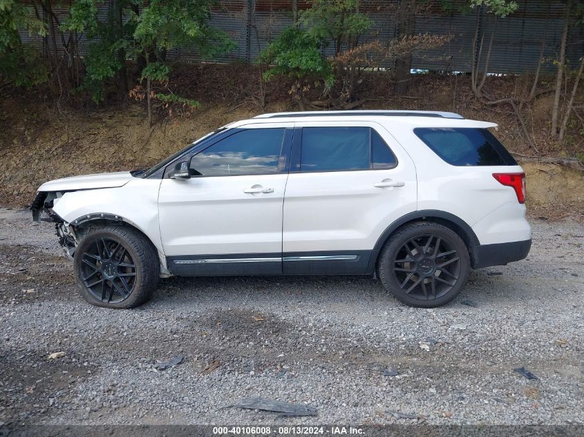 2016 Ford Explorer Xlt VIN: 1FM5K8D8XGGA23958 Lot: 40106008