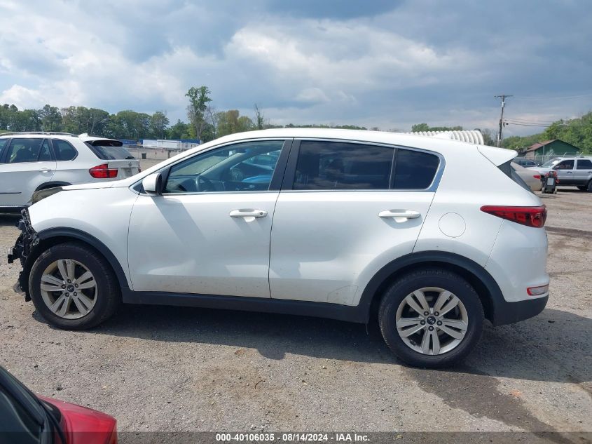 2018 Kia Sportage Lx VIN: KNDPM3AC1J7450021 Lot: 40106035