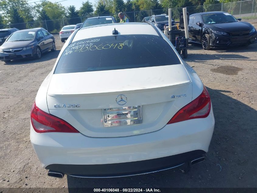 WDDSJ4GB2GN327717 2016 Mercedes-Benz Cla 250 4Matic