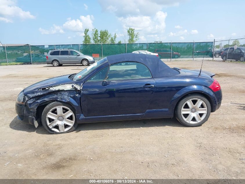 2004 Audi Tt 1.8L VIN: TRUUT28N541003356 Lot: 40106076