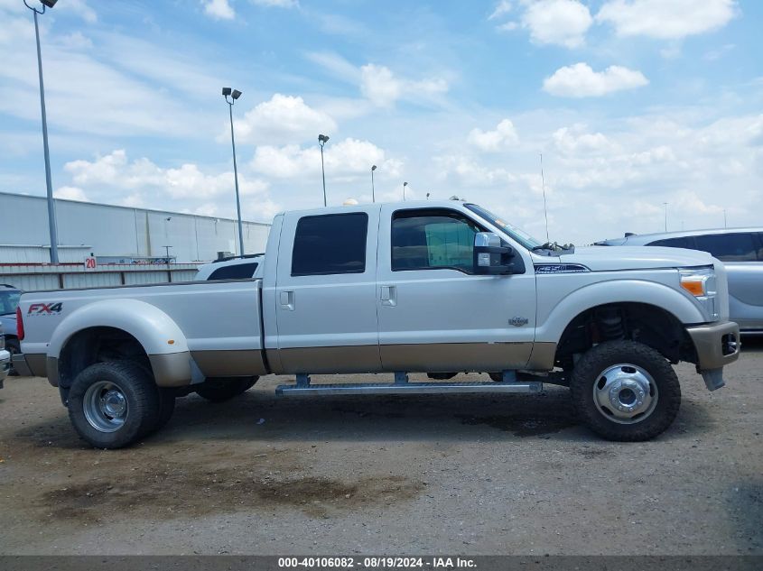 2012 Ford F-350 Lariat VIN: 1FT8W3DTXCED16536 Lot: 40106082