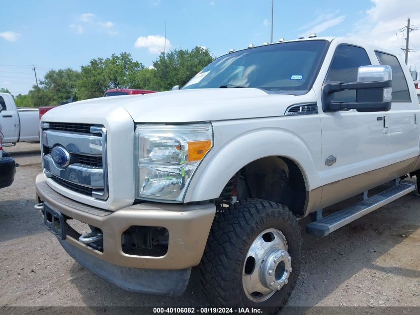 2012 Ford F-350 Lariat VIN: 1FT8W3DTXCED16536 Lot: 40106082