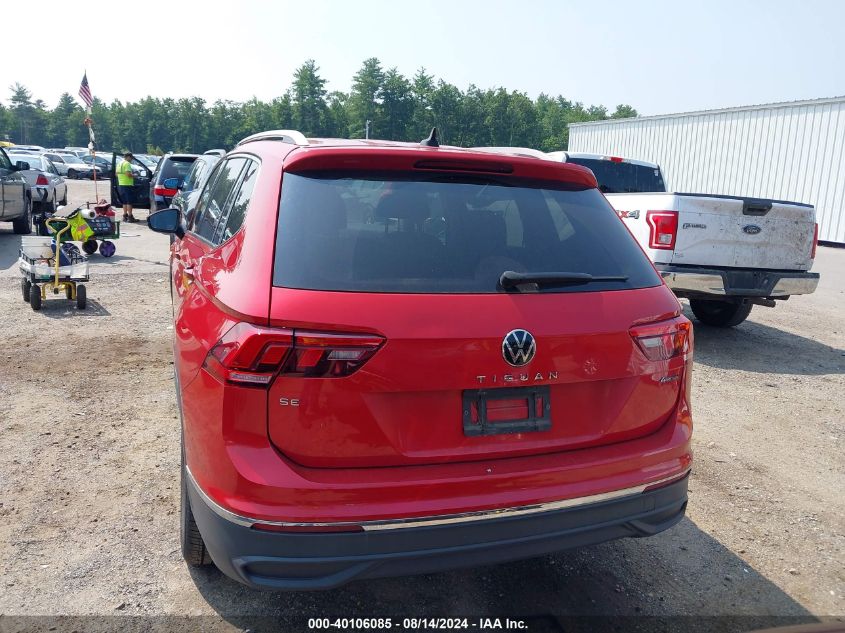 2022 Volkswagen Tiguan 2.0T Se VIN: 3VV2B7AX3NM034270 Lot: 40106085