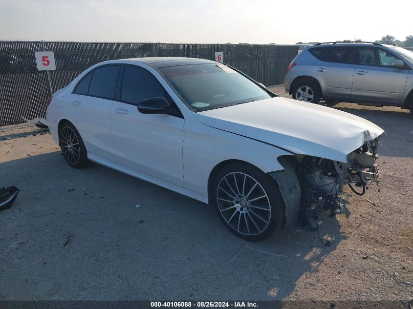 WDDWF4JB2HR254791 2017 MERCEDES-BENZ C CLASS - Image 1