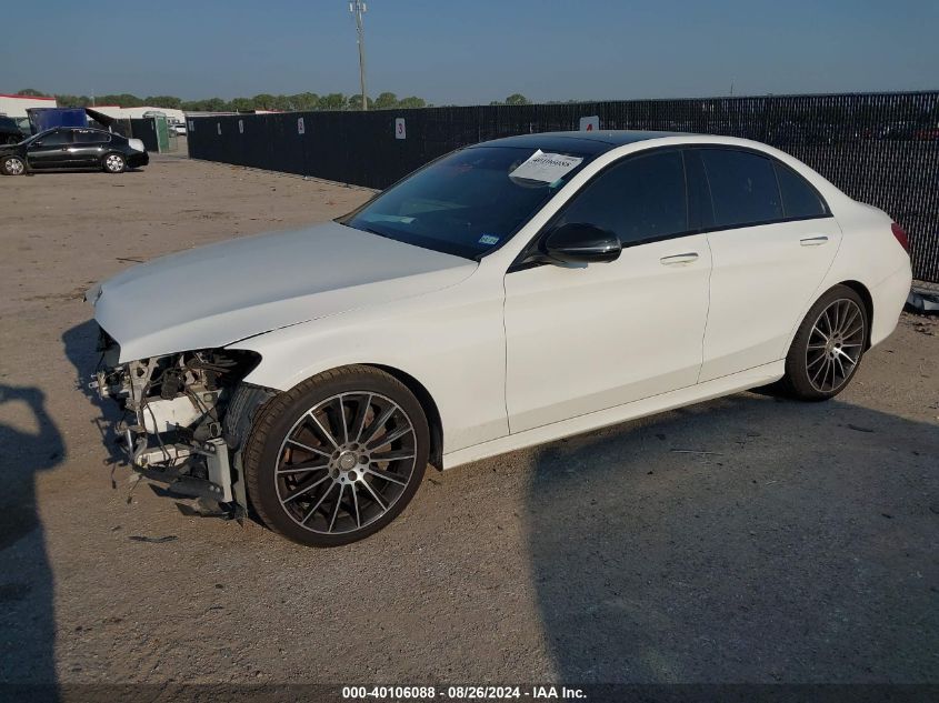 WDDWF4JB2HR254791 2017 MERCEDES-BENZ C CLASS - Image 2