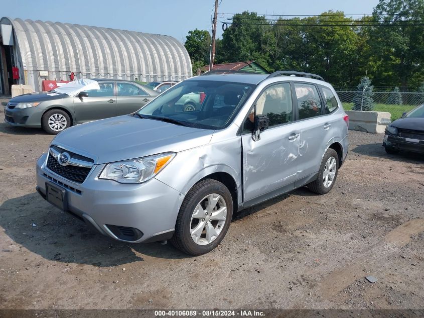 2016 Subaru Forester 2.5I VIN: JF2SJABC4GH532464 Lot: 40106089