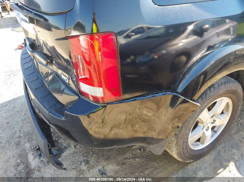 2011 Honda Pilot Ex-L VIN: 5FNYF4H70BB103711 Lot: 40106190