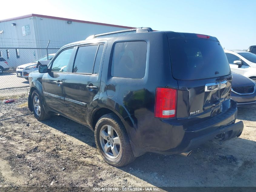 2011 Honda Pilot Ex-L VIN: 5FNYF4H70BB103711 Lot: 40106190