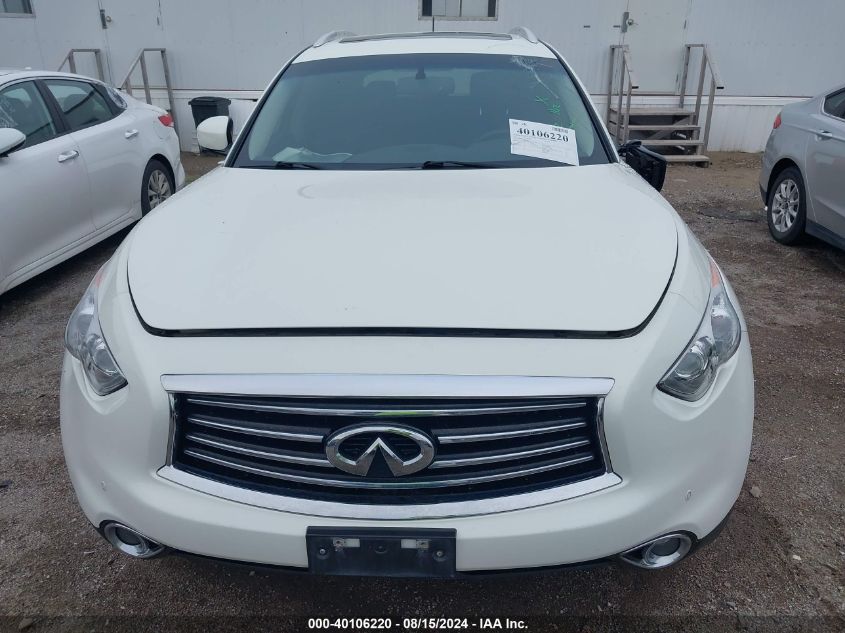 2015 Infiniti Qx70 VIN: JN8CS1MW4FM481159 Lot: 40106220