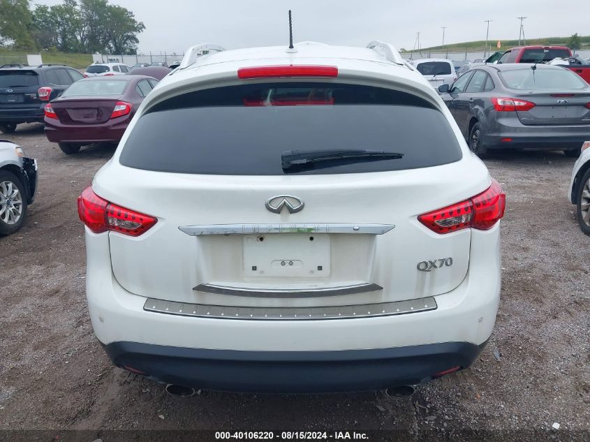 2015 Infiniti Qx70 VIN: JN8CS1MW4FM481159 Lot: 40106220