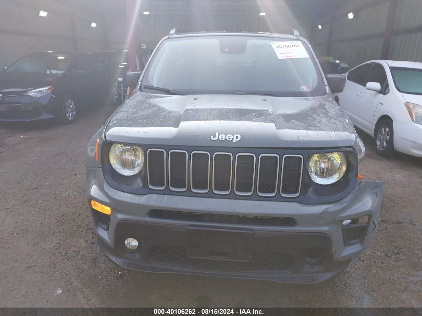 2022 Jeep Renegade Latitude 4X4 VIN: ZACNJDB14NPN71523 Lot: 40106262