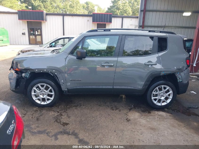 2022 Jeep Renegade Latitude 4X4 VIN: ZACNJDB14NPN71523 Lot: 40106262