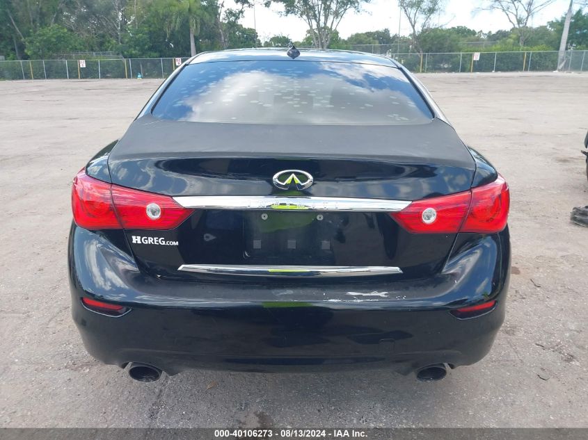 2015 Infiniti Q50 VIN: JN1BV7AP6FM349747 Lot: 40106273