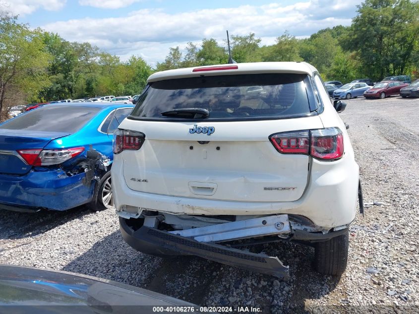 2020 Jeep Compass Sport 4X4 VIN: 3C4NJDAB1LT239915 Lot: 40106276