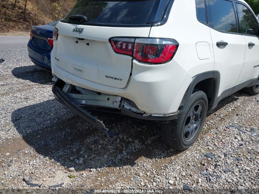 2020 Jeep Compass Sport 4X4 VIN: 3C4NJDAB1LT239915 Lot: 40106276