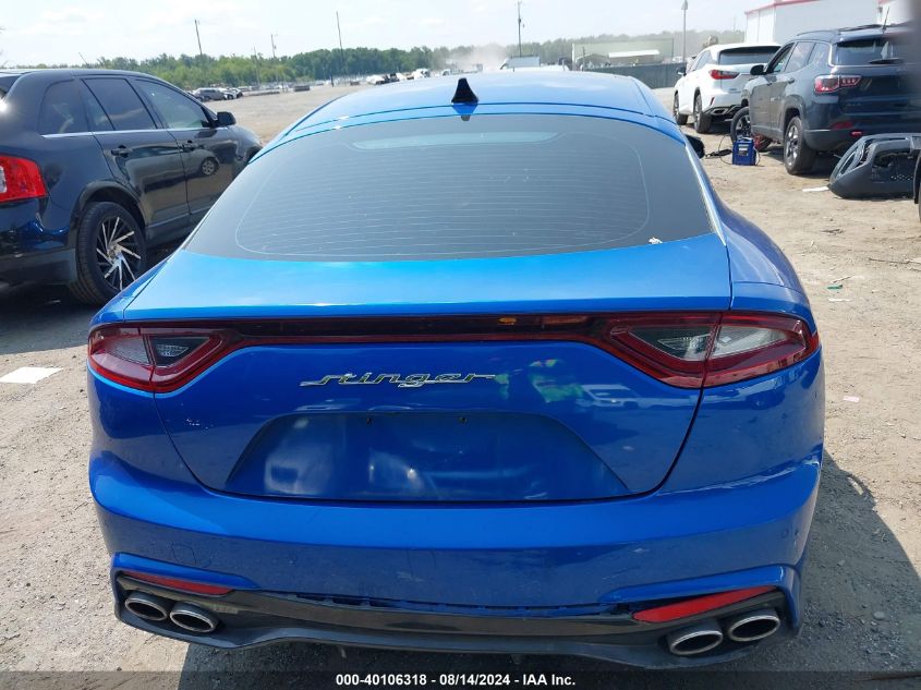 2018 Kia Stinger Premium VIN: KNAE25LA7J6037673 Lot: 40106318