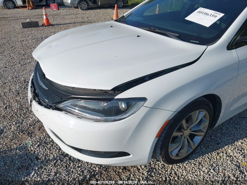 2015 Chrysler 200 S VIN: 1C3CCCBG6FN617564 Lot: 40106359