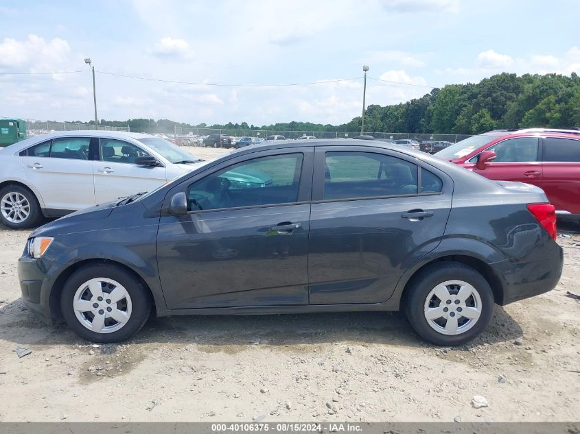 2016 Chevrolet Sonic Ls Auto VIN: 1G1JA5SH5G4165054 Lot: 40106375