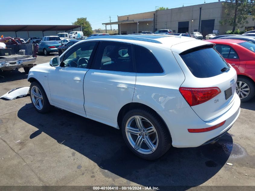 2012 Audi Q5 3.2 Premium Plus VIN: WA1DKAFP6CA106516 Lot: 40106410