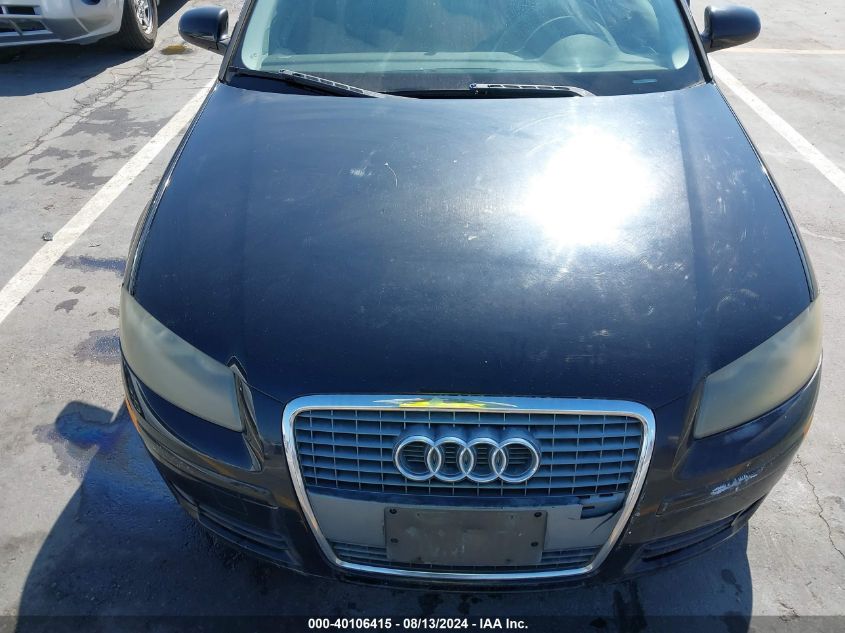 2008 Audi A3 2.0T VIN: WAUNF78P88A046855 Lot: 40106415