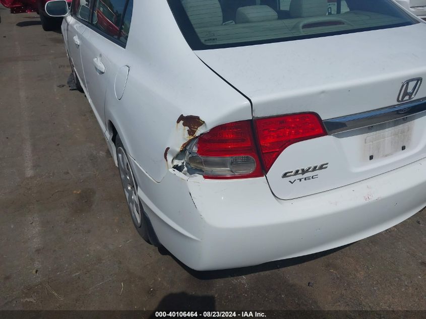 2009 Honda Civic Lx VIN: 2HGFA16569H368337 Lot: 40106464