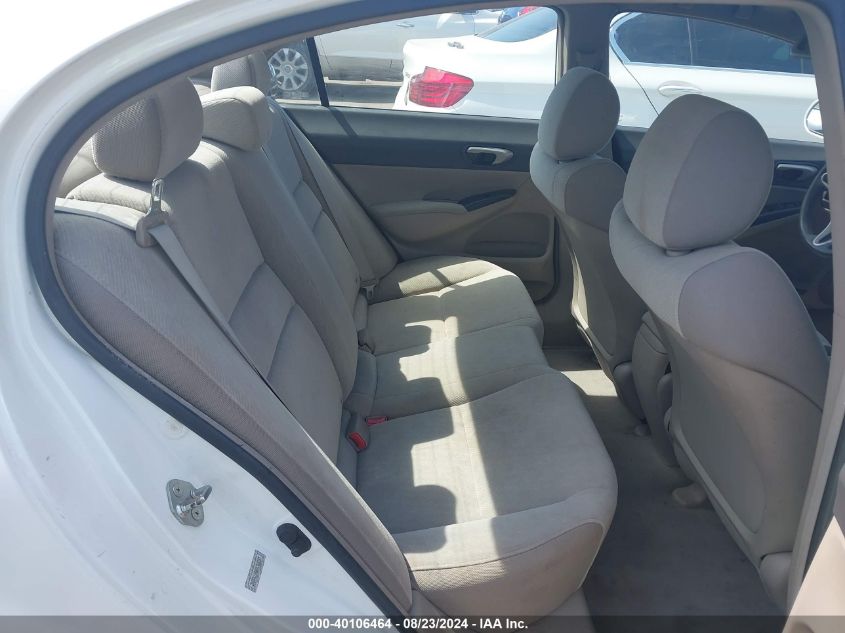 2009 Honda Civic Lx VIN: 2HGFA16569H368337 Lot: 40106464