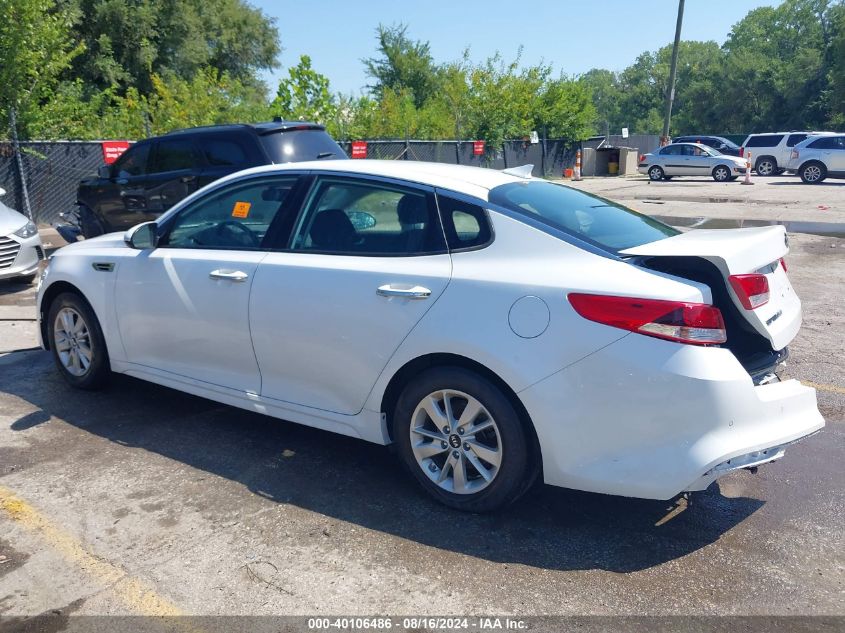 2016 Kia Optima Lx VIN: 5XXGT4L38GG029855 Lot: 40106486