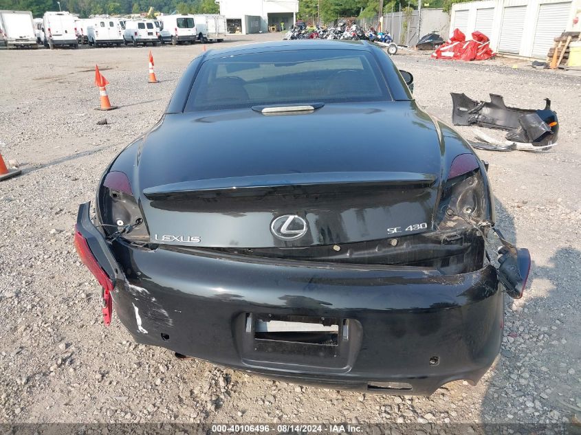 2002 Lexus Sc 430 VIN: JTHFN48Y520033901 Lot: 40106496