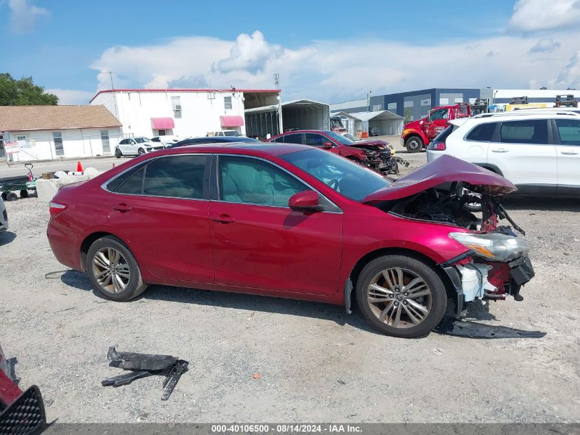 2015 Toyota Camry Se VIN: 4T1BF1FK3FU914942 Lot: 40106500