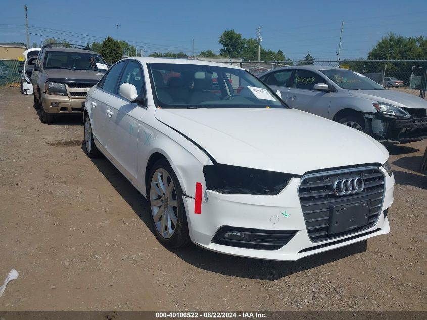 2013 AUDI A4 2.0T PREMIUM - WAUFFAFL2DN013869