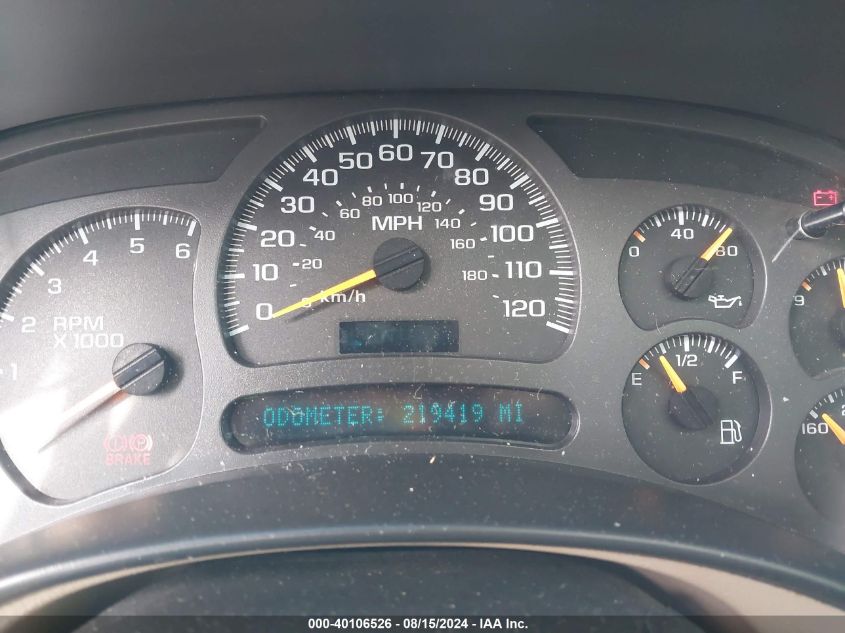 2003 Chevrolet Suburban K1500 VIN: 1GNFK16Z03J278225 Lot: 40106526